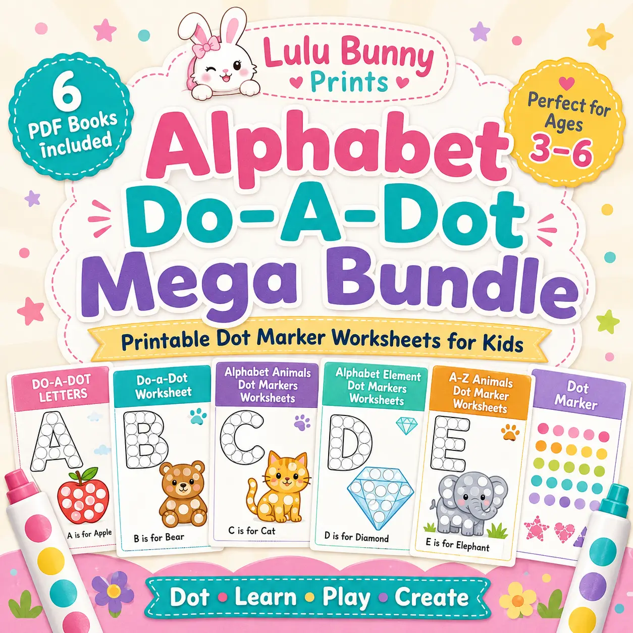 Alphabet Do-A-Dot Mega Bundle