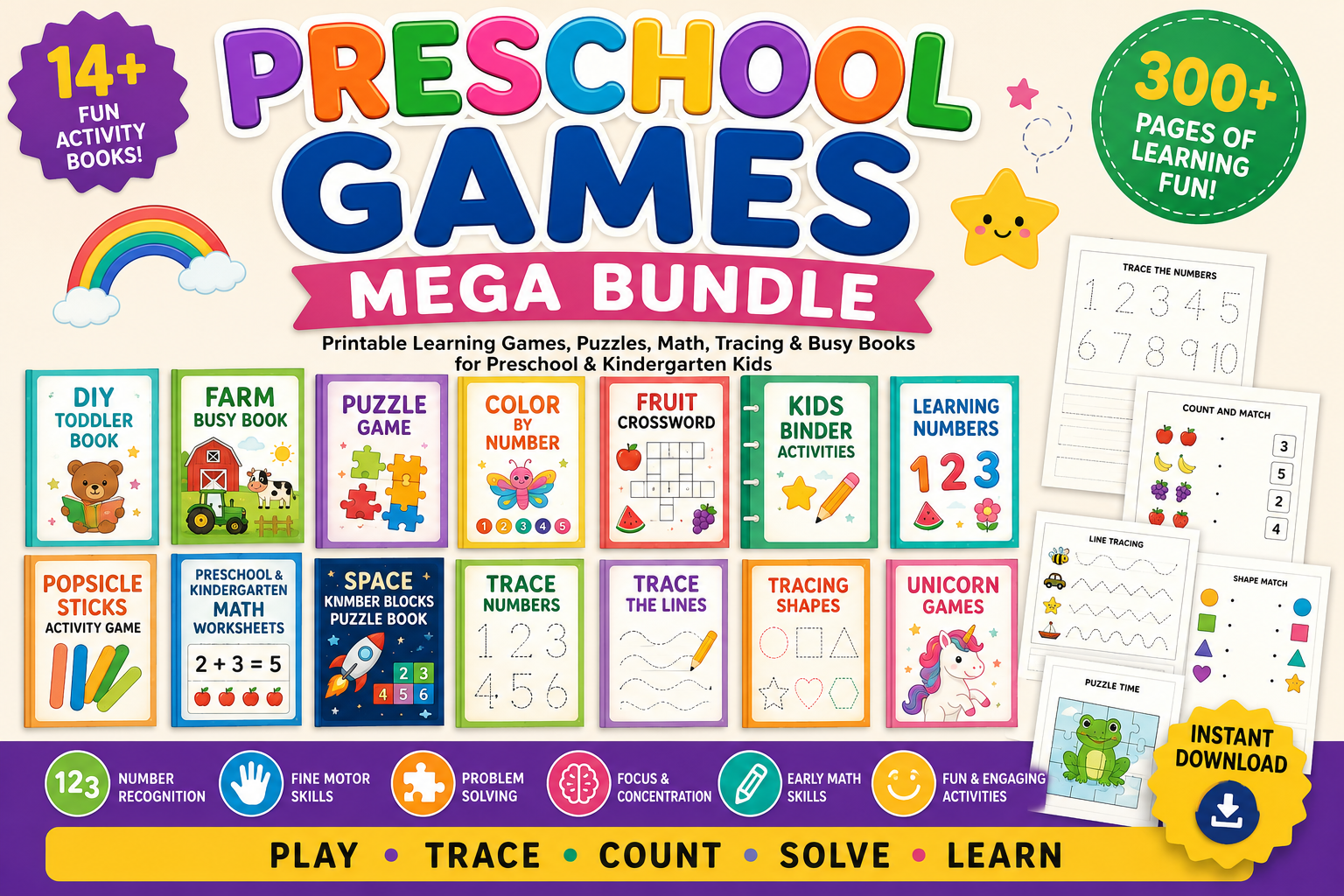 Preschool Games Mega Bundle