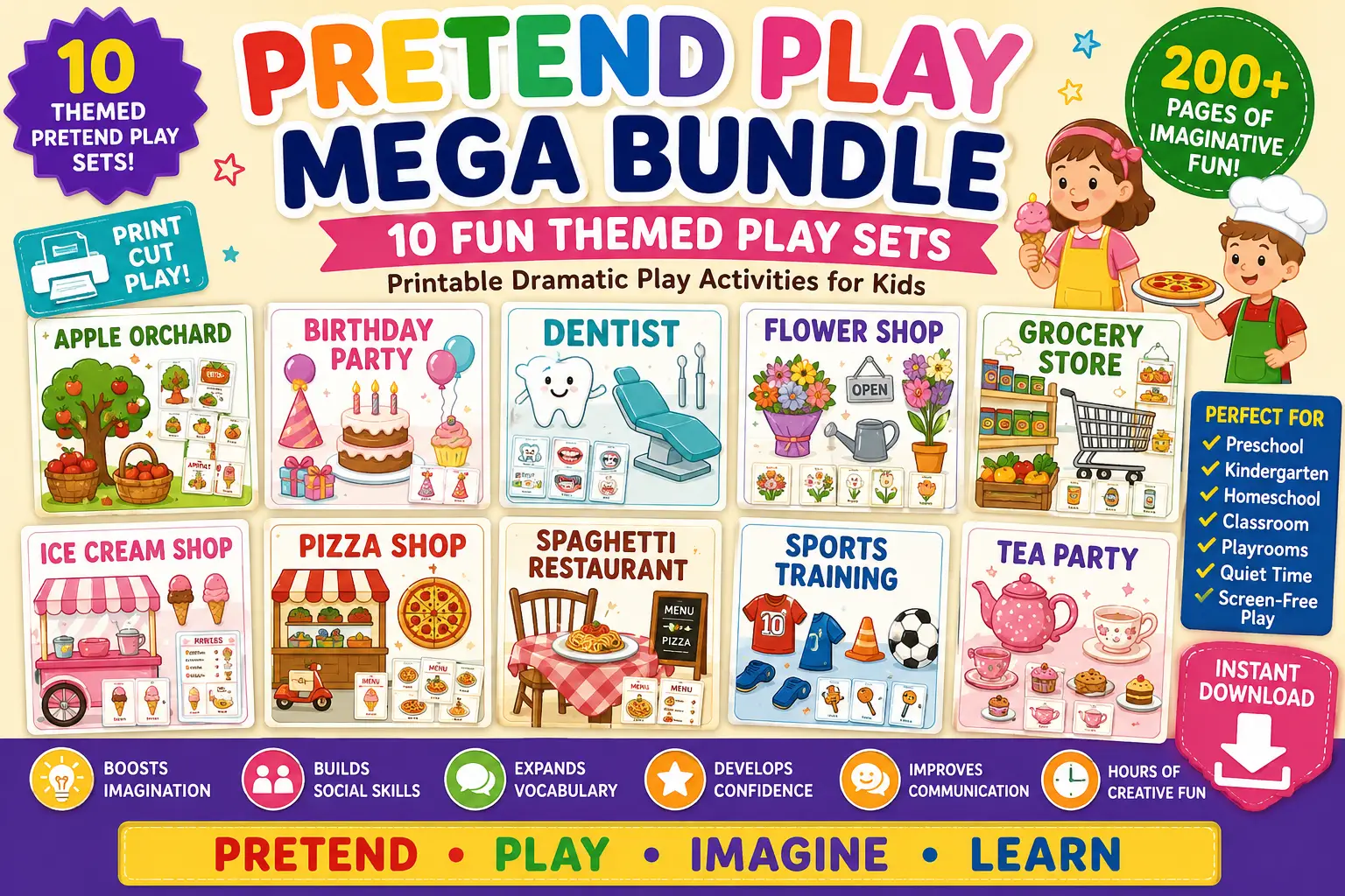 Pretend Play Mega Bundle