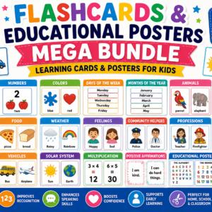 Flashcards & Educational Posters Mega Bundle