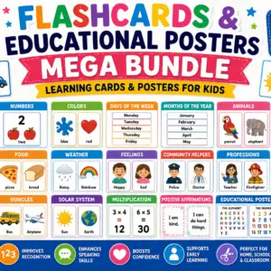 Flashcards & Educational Posters Mega Bundle